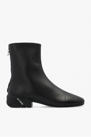 【RAF SIMONS】solaris high レザー ankle ブーツ Solaris-21 High